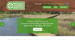 Desktop Screenshot of docksdecksandmore.com